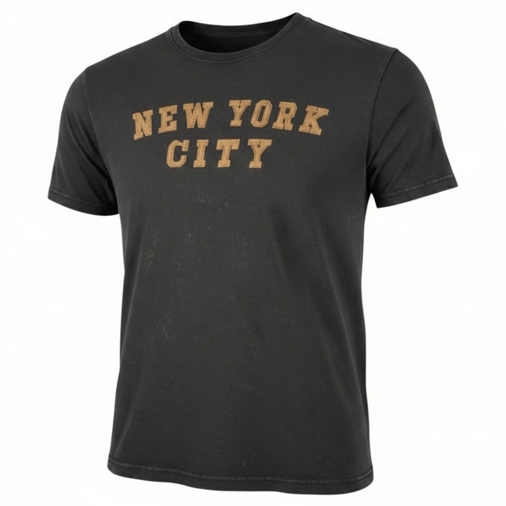 RS USA INC New York City Graphic T-Shirt XL Black‎ Cotton Short Sleeve Tee